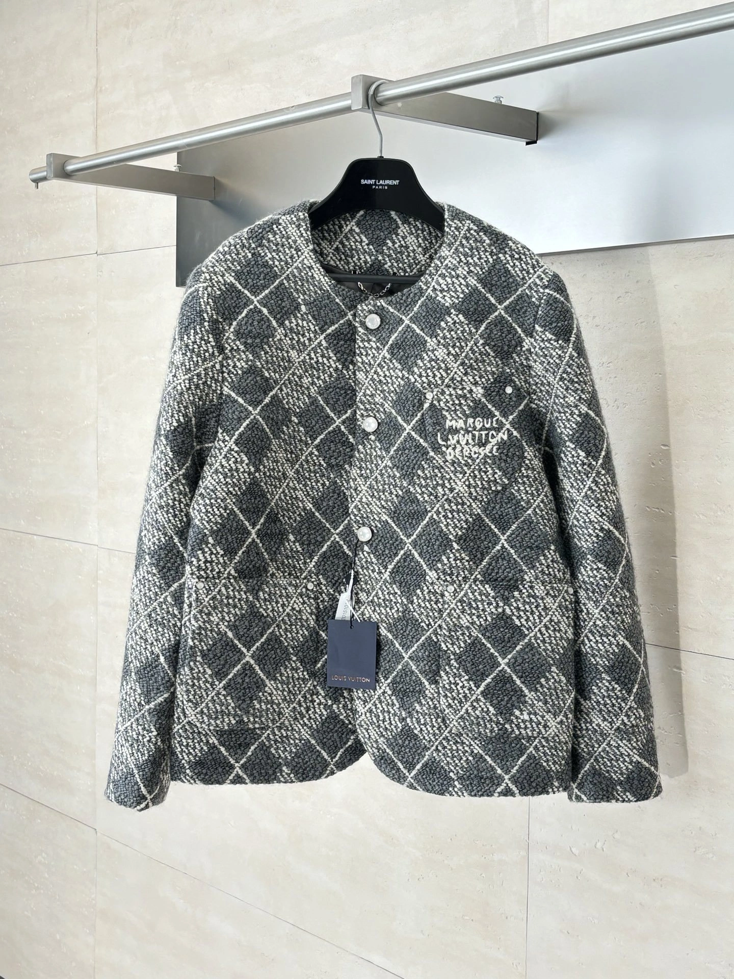 wg.luxury- 8V wool embroidery oversize item:E-F363H1931